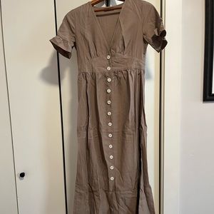 Shein Taupe Maxi Dress